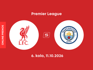 Liverpool FC - Manchester City: ONLINE prenos zo zápasu 6. kola Premier League.