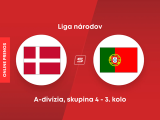 Dánsko - Portugalsko: ONLINE prenos zo zápasu A-divízie Ligy národov.