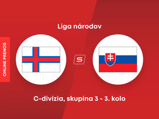 Faerské ostrovy - Slovensko: ONLINE prenos zo zápasu 3. skupiny C-divízie Ligy národov.