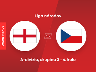 Anglicko - Česko: ONLINE prenos zo zápasu 3. skupiny A-divízie Ligy národov. 