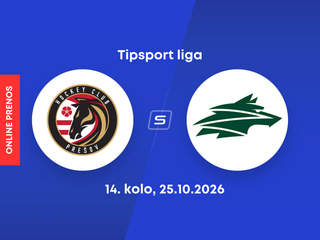 HC Prešov - Vlci Žilina: ONLINE prenos zo zápasu 14. kola Tipsport ligy.