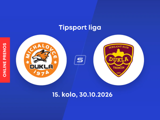 HK Dukla Michalovce -HK Dukla Trenčín: ONLINE prenos zo zápasu 15. kola Tipsport ligy.
