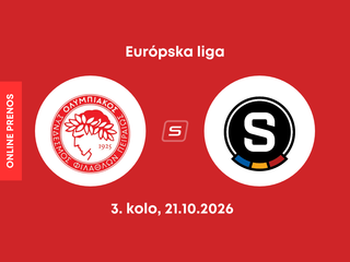 Olympiakos Pireus - Sparta Praha: ONLINE prenos zo zápasu 3. kola ligovej fázy Európskej ligy.