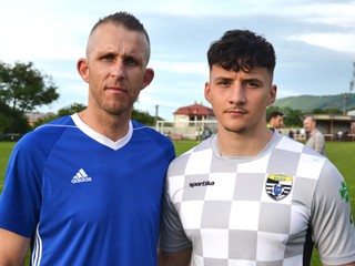 Hrdinovia zápasu: Maroš Balint (Zámutov) a Samuel Gutič (Ptičie). 