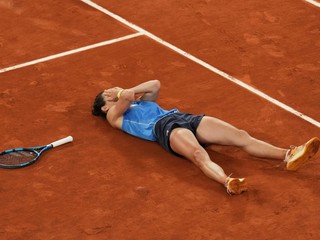 Lois Boissonová po postupe do semifinále Roland Garros 2025.