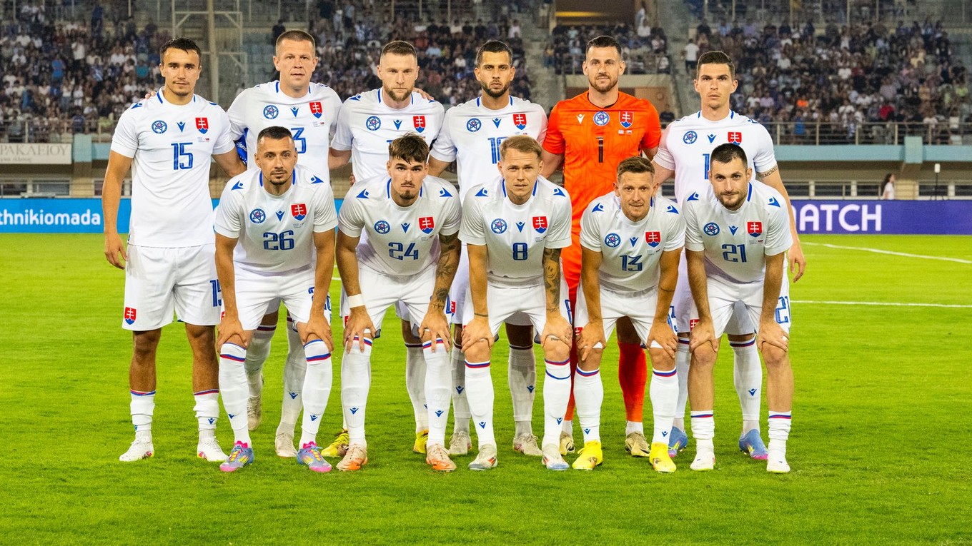 Futbaloví reprezentanti Slovenska.