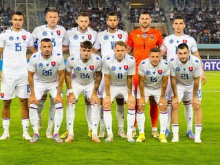 Futbaloví reprezentanti Slovenska.
