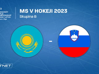 Kazachstan - Slovinsko, ONLINE prenos zo zápasu na MS v hokeji 2023 LIVE.