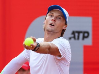 Na snímke je slovenský tenista Jozef Kovalík.