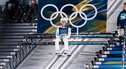 Slovenský skokan na lyžiach Hektor Kapustík.