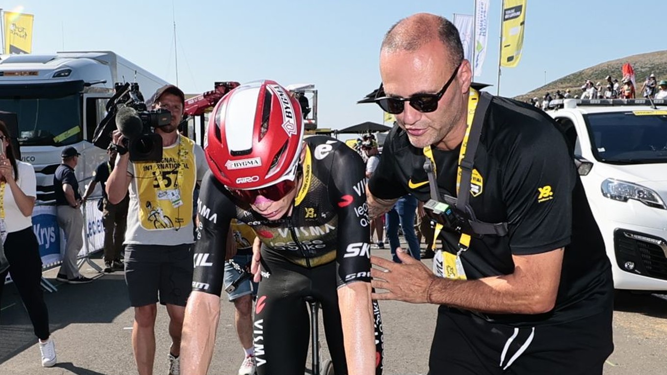 Dánsky cyklista Jonas Vingegaard.