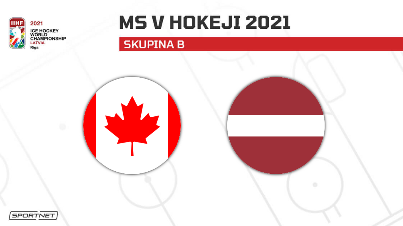 Kanada vs. Lotyšsko: ONLINE prenos z prvého zápasu na MS v hokeji 2021 dnes.