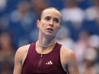 Na snímke ukrajinska tenistka Elina Svitolinová.