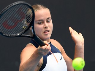 Anna Karolína Schmiedlová na Australian Open 2021.