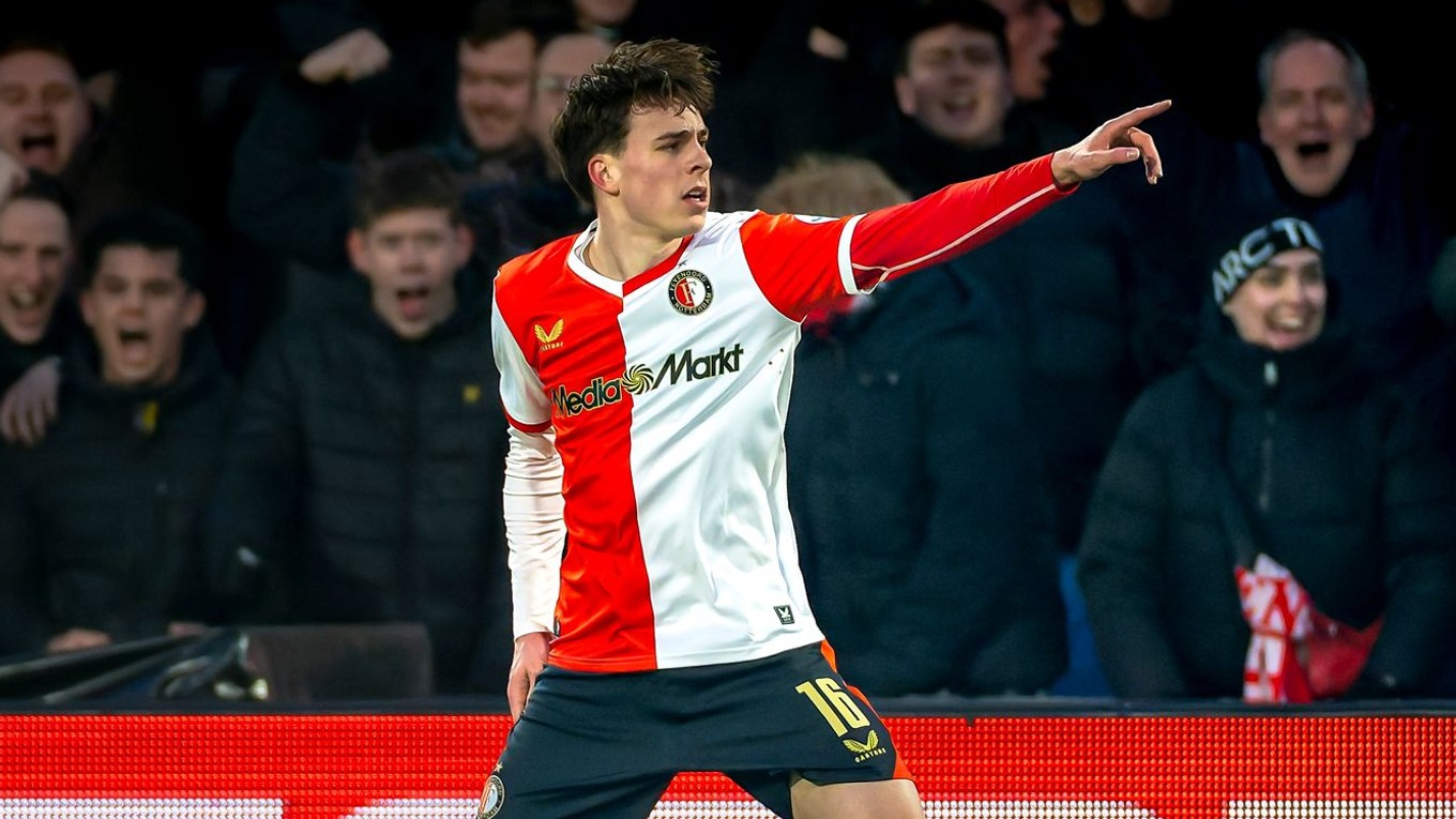 Leo Sauer v drese Feyenoordu