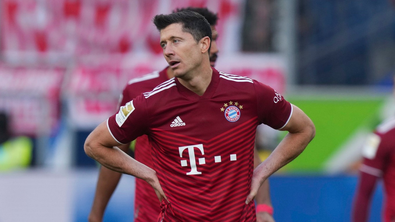 Útočník Bayernu Mníchov Robert Lewandowski.