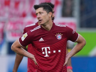 Útočník Bayernu Mníchov Robert Lewandowski.