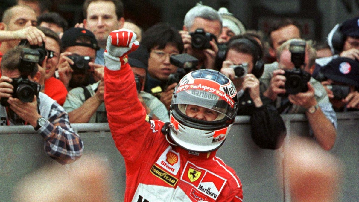 Michael Schumacher vo farbách Ferrari, archívna snímka.