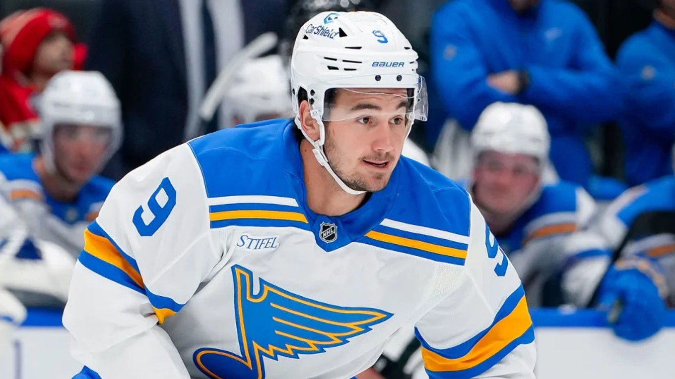 Alexandre Texier v službách St. Louis Blues. 
