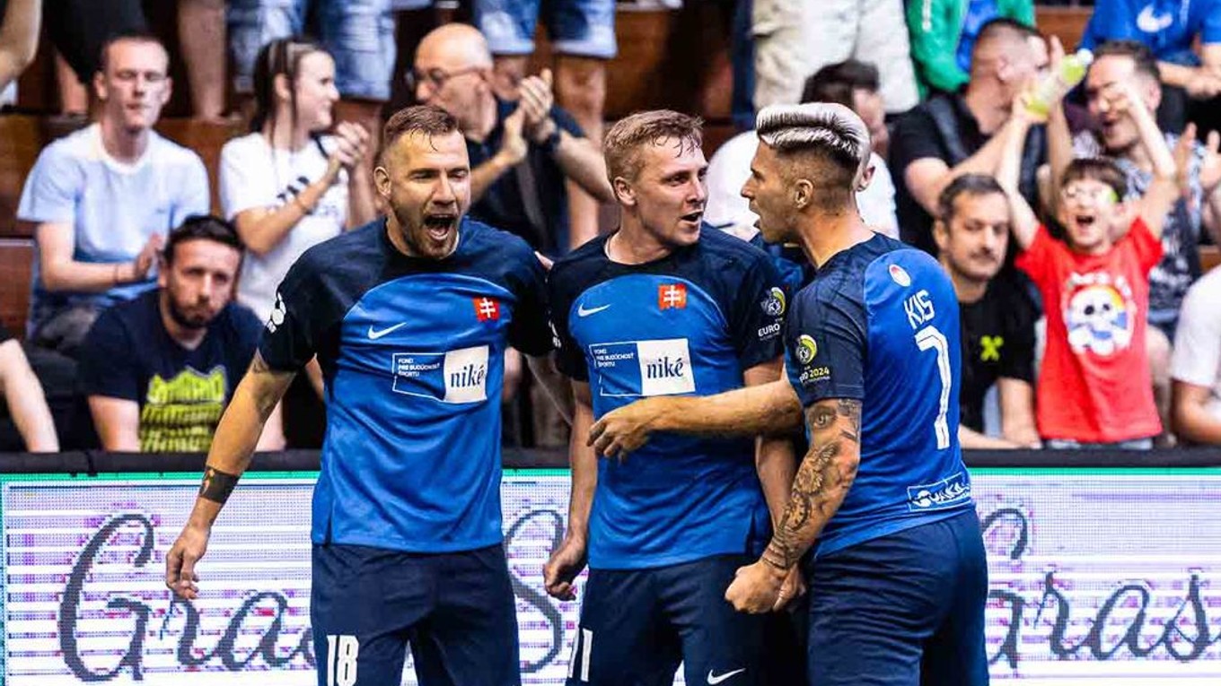 Slovenskí reprezentanti v malom futbale.