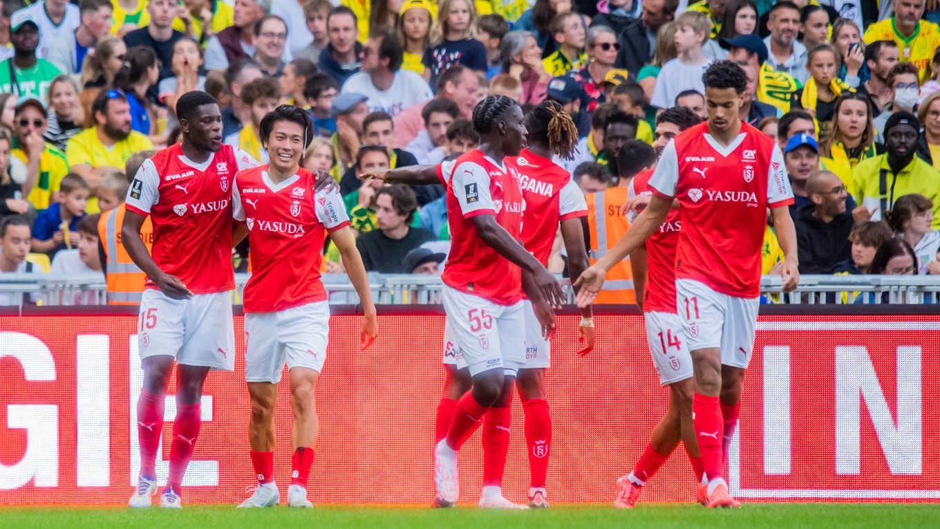 Futbalisti Stade Reims.