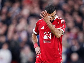 Mohamed Salah v zápase Liverpool - Manchester United