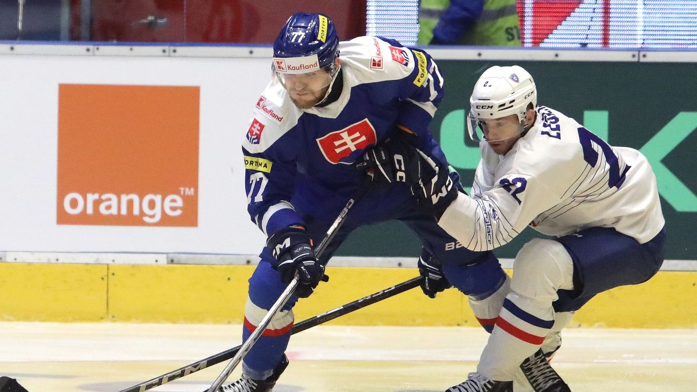 zľava Martin Faško-Rudáš (Slovensko) a Guillaume Leclerc (Francúzsko) 