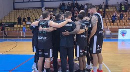Basketbalisti MBK Baník Handlová.