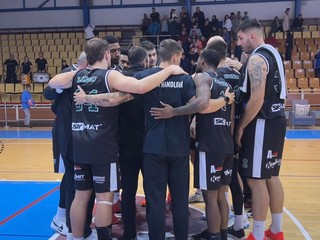 Basketbalisti MBK Baník Handlová.