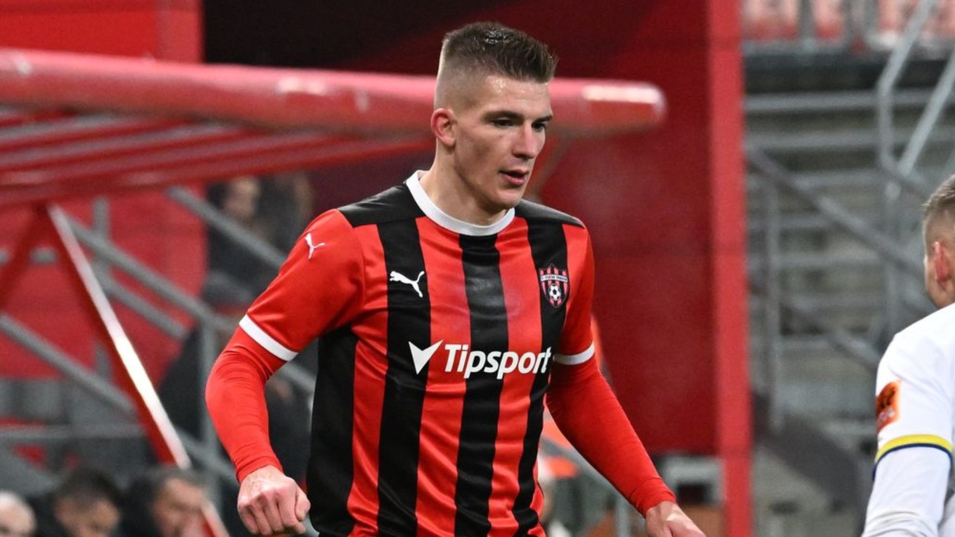Na snímke je futbalista Spartaka Trnava Libor Holík.
