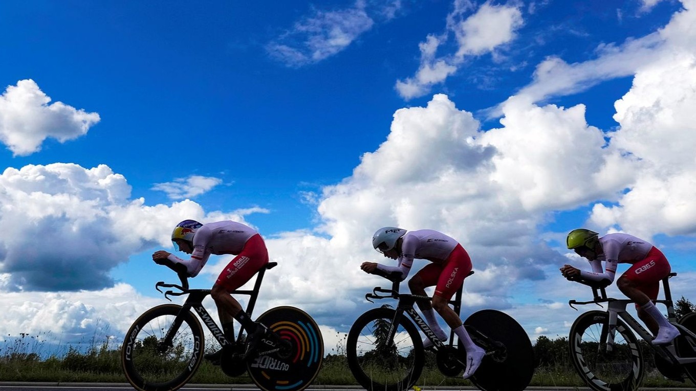 Tímová časovka juniorov na ME 2025