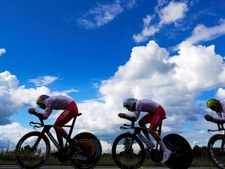 Tímová časovka juniorov na ME 2025