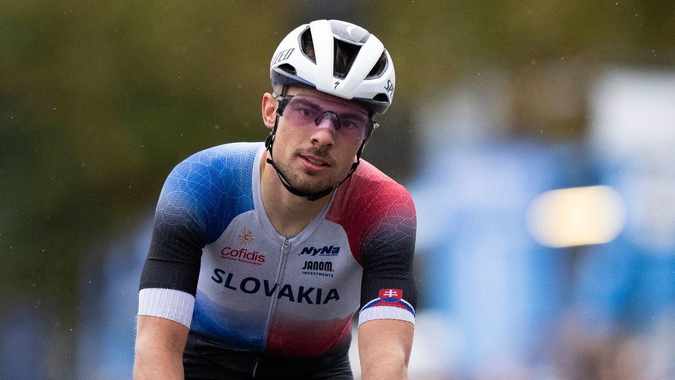 Slovenský cyklista Martin Svrček.