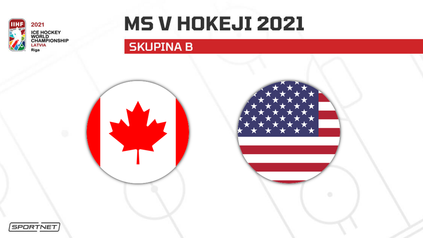 Kanada vs. USA: ONLINE prenos z MS v hokeji 2021 dnes.