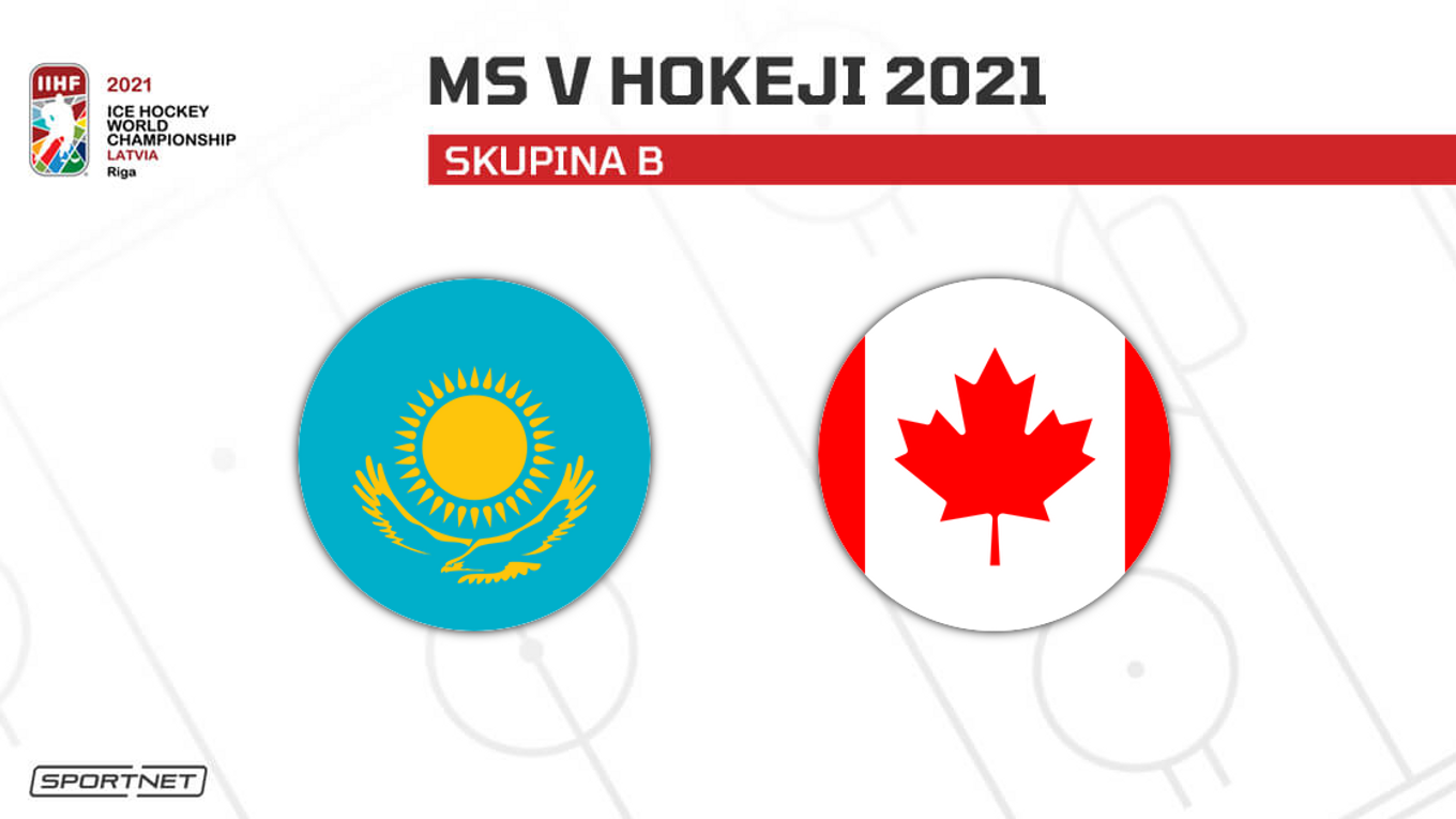 Kazachstan vs. Kanada: ONLINE prenos zo zápasu na MS v hokeji 2021 dnes.