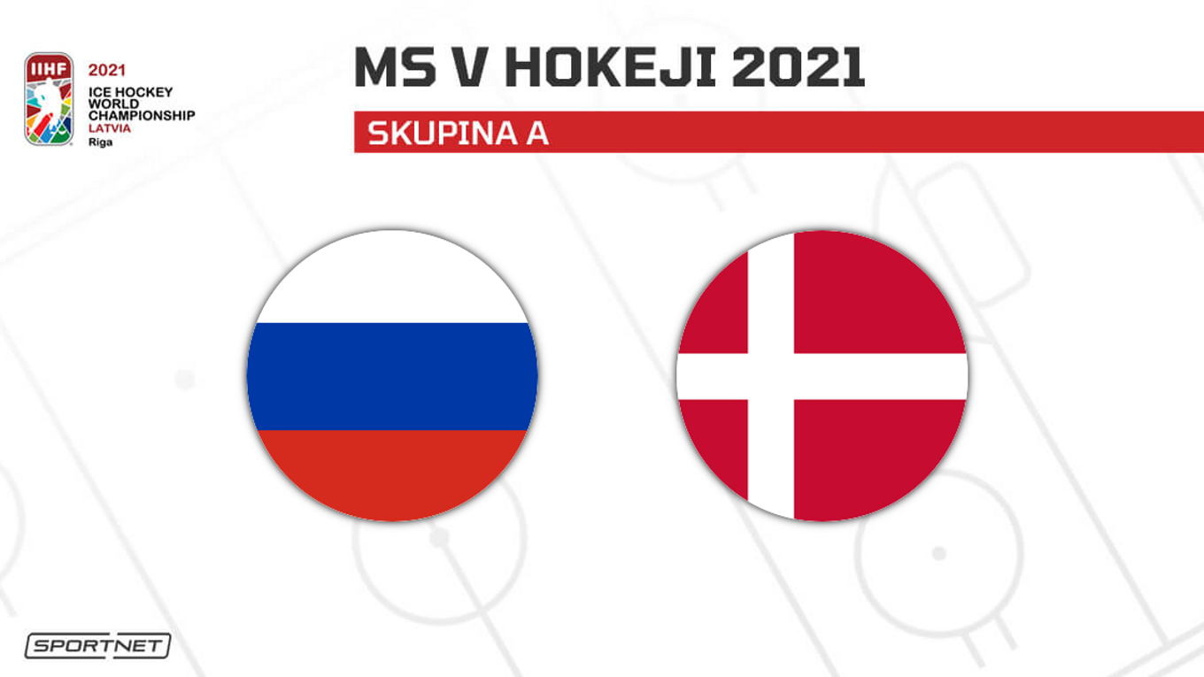 Rusko vs. Dánsko: ONLINE prenos zo zápasu na MS v hokeji 2021 dnes.