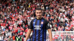 David Strelec v drese Middlesbrough