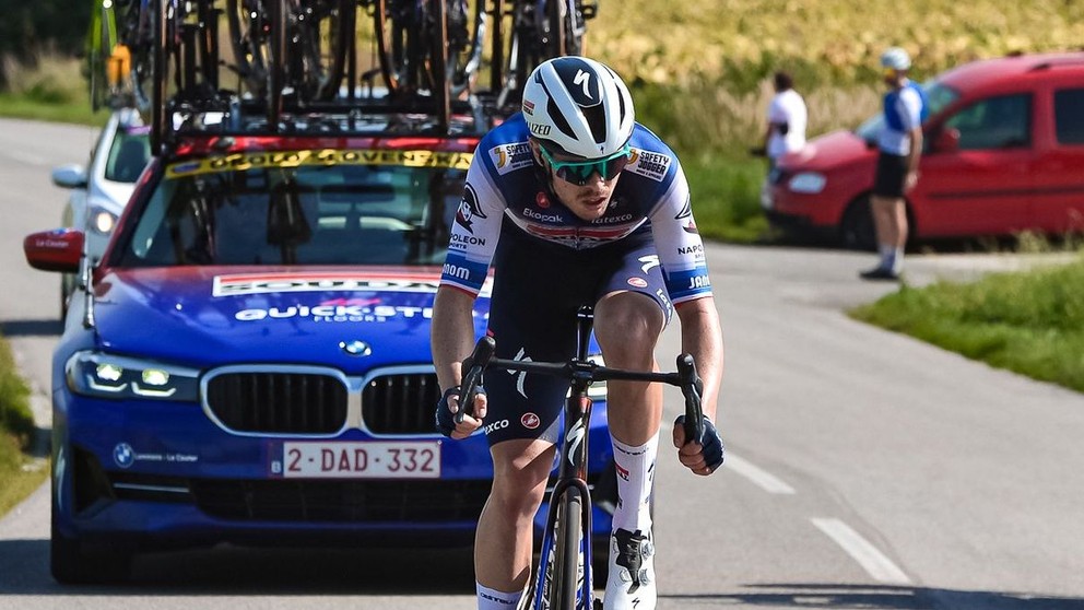 Francúzsky cyklista Rémi Cavagna na pretekoch Okolo Slovenska 2023.