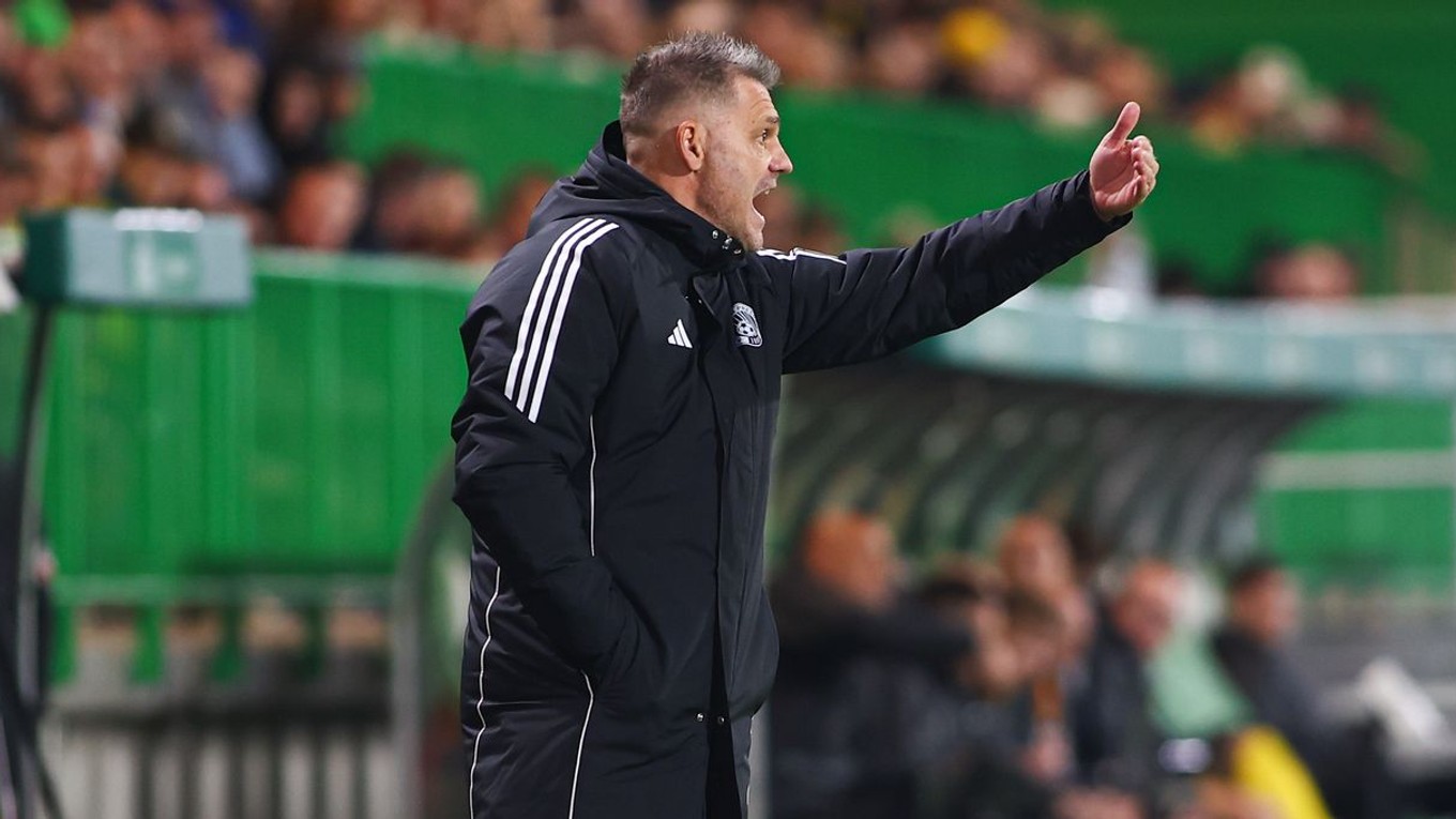 Hlavný tréner Prešova Vladimír Cifranič.