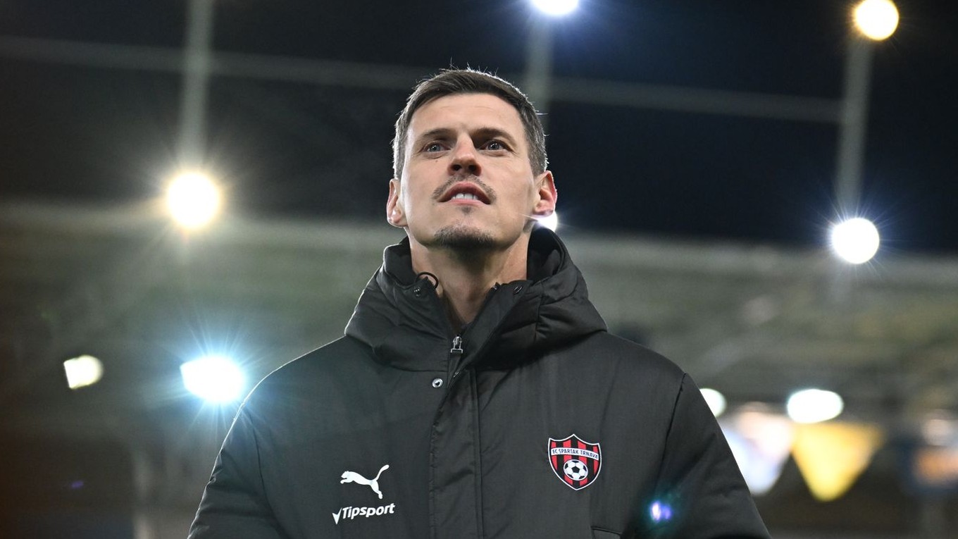 Na snímke tréner Trnavy Martin Škrtel.