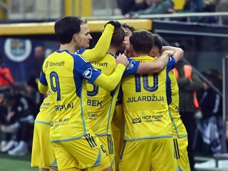 Radosť hráčov FC Košice.