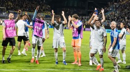 Futbalisti Slovana Bratislava sa tešia z postupu do Ligy majstrov 2026/2027.