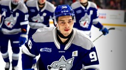 Ondrej Molnár v drese Sudbury.