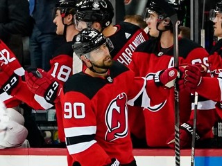 Tomáš Tatar v drese New Jersey Devils.