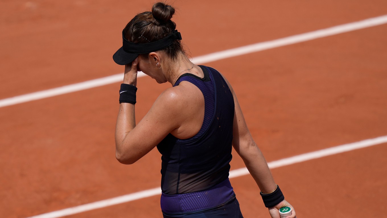 Belinda Benčičová na Roland Garros 2021.