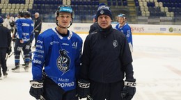Radoslav Suchý (vpravo) so synom Markusom.