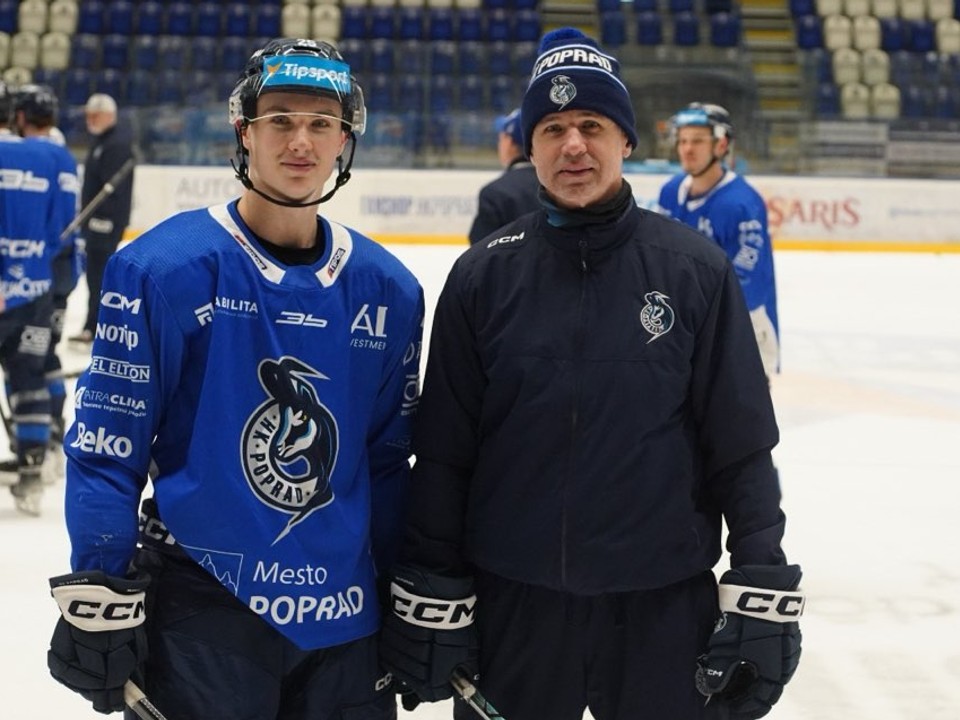 Radoslav Suchý (vpravo) so synom Markusom.