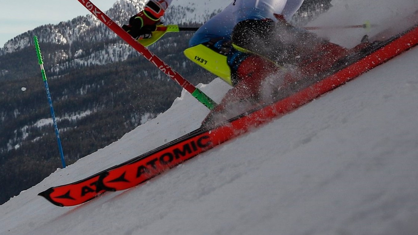 Alpské lyžovanie, ilustračná snímka.