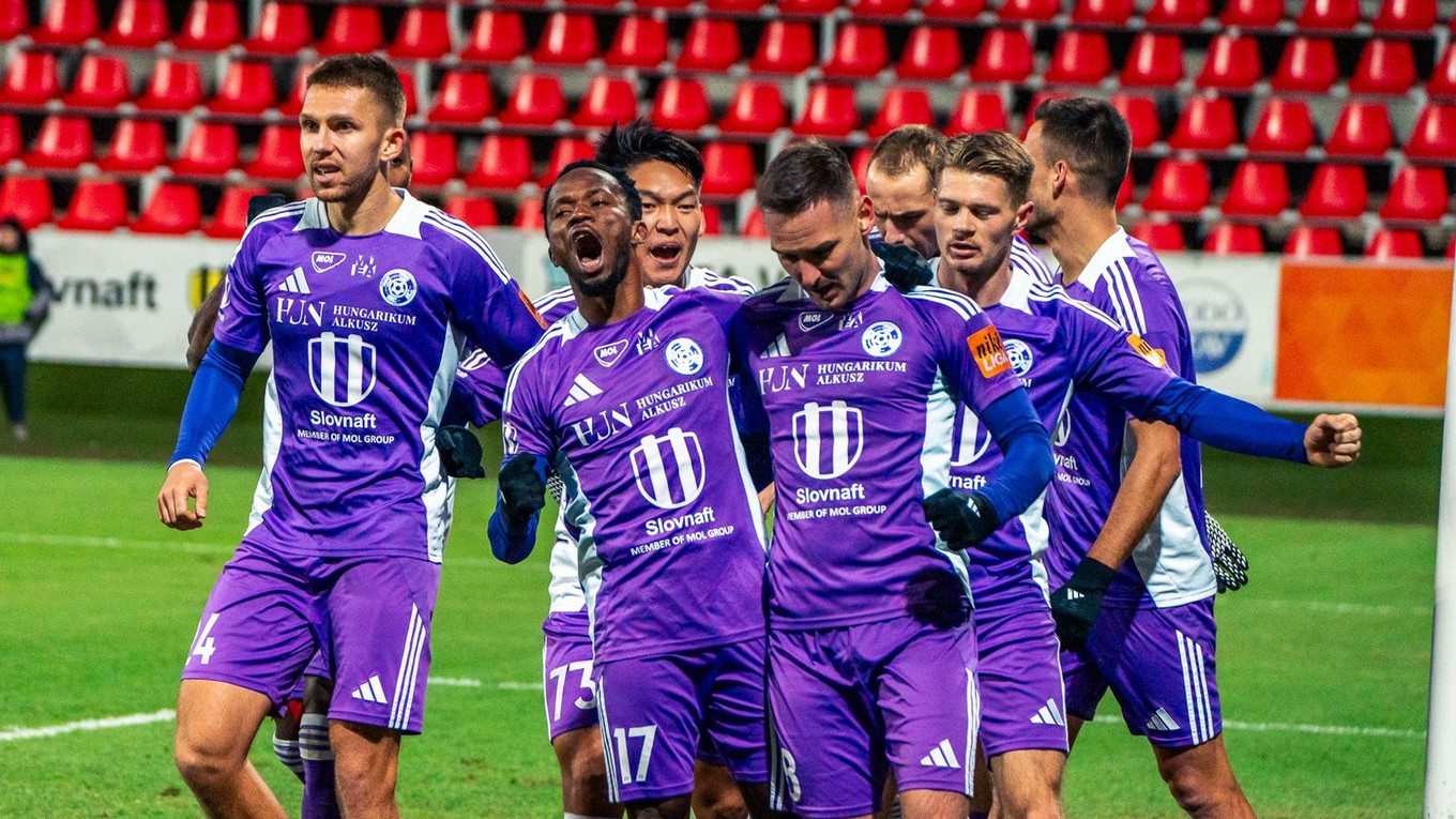 Futbalisti KFC Komárno.