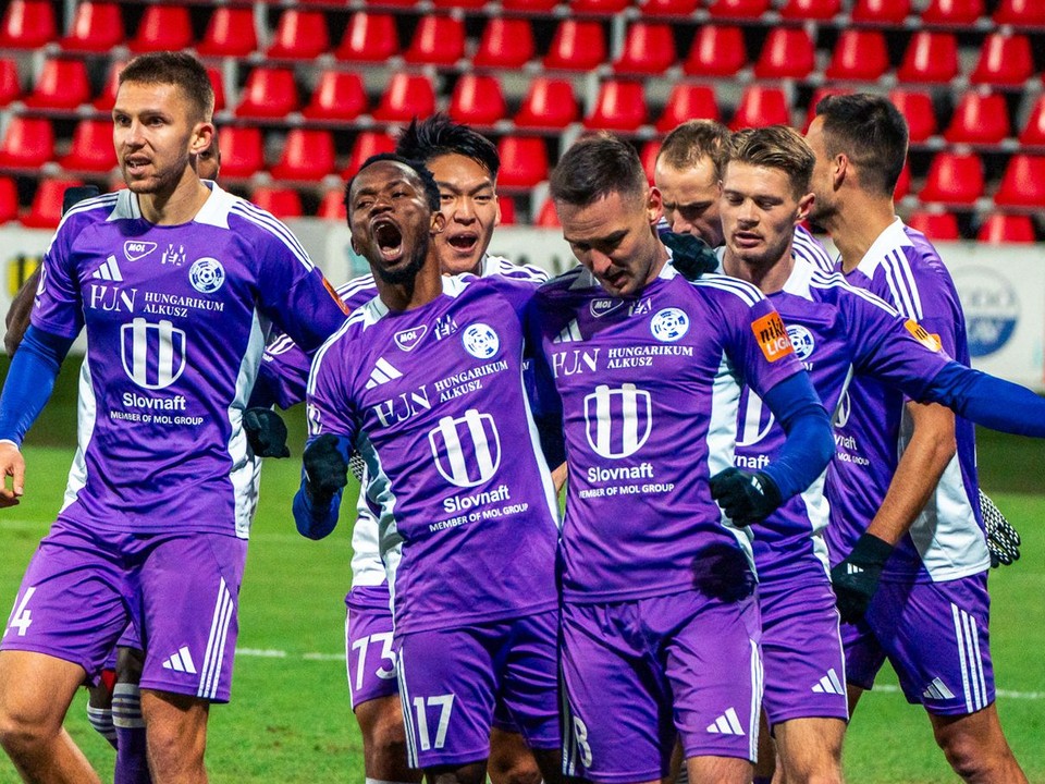 Futbalisti KFC Komárno.